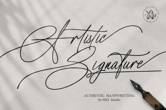 Artistic Signature: A Touch of Handcrafted Elegance
