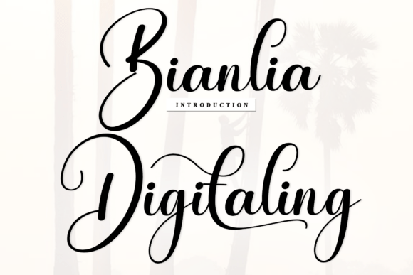 Bianlia Digitaling: The Handwritten Font That Breathes Life Into Your Brand