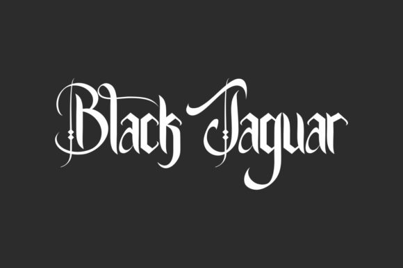 Black Jaguar: Unleashing Bold Gothic Character in Your Projects