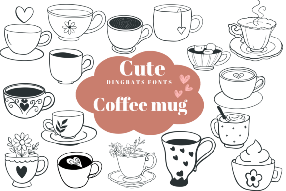 Cute Coffee Mug: Brew Up Instant Charm for Your Designs