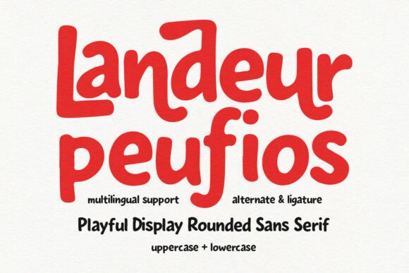 Discovering Landeur Peufios: A Font with Heart and Humor