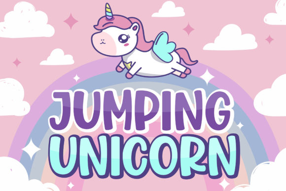 Discovering the Charm of the Jumping Unicorn Typeface
