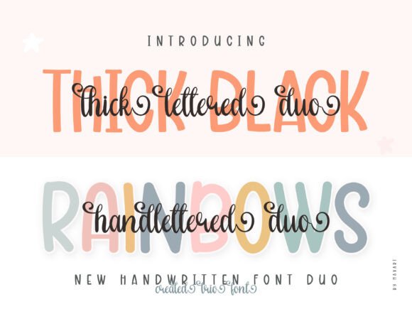 Finding the Right Balance: The Thick Lettered Duo Experience