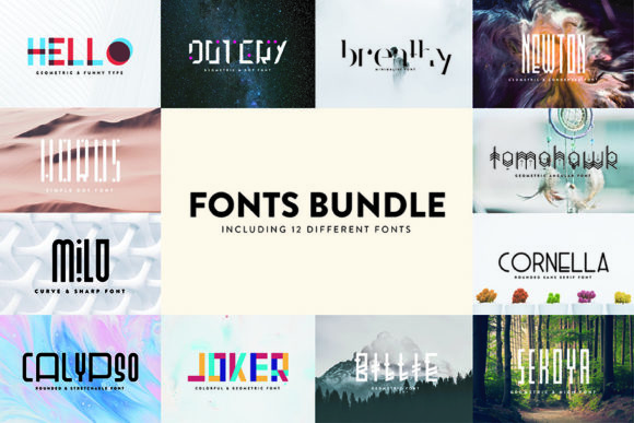 Fonts Bundle Vol 1: A Toolkit for Cohesive Visual Stories