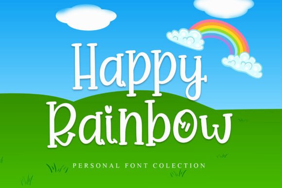 Happy Rainbow: A Typeface That Radiates Pure Optimism and Joy
