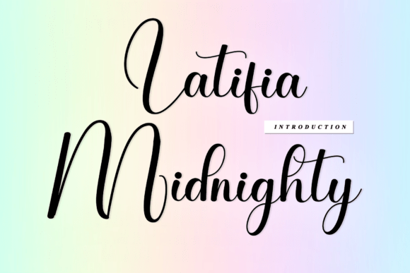 Latifia Midnighty: A Handwritten Font with Timeless Charm