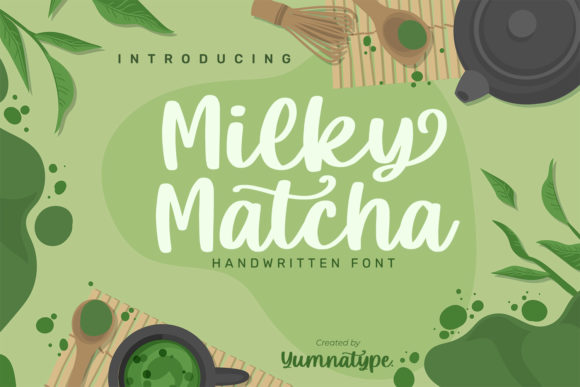 Milky Matcha: A Font That Feels Like a Warm Hug