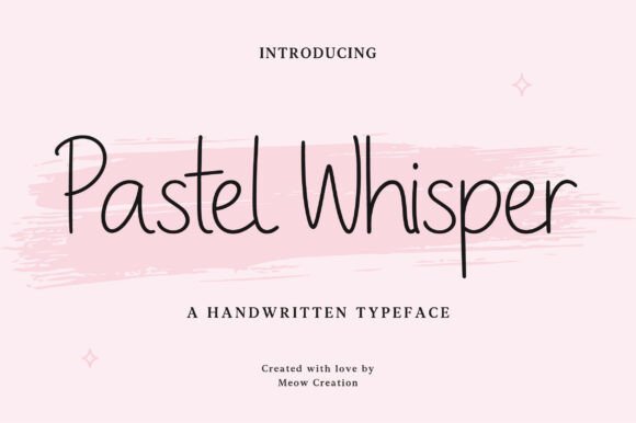 Pastel Whisper: The Soft Handwritten Font with Modern Appeal
