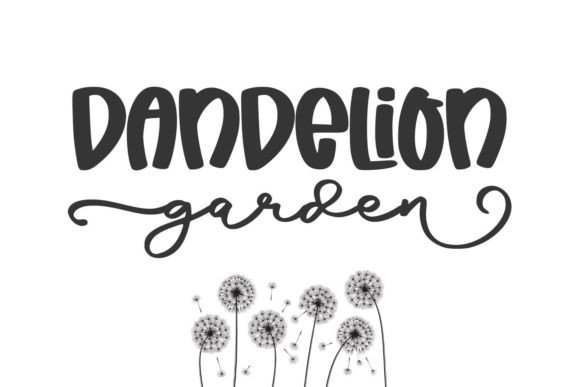 The Dandelion Garden Duo: A Font Pairing with Personality